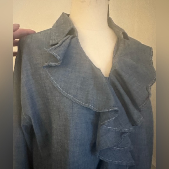 Ralph Lauren Jean ruffle tunic - Picture 4 of 10